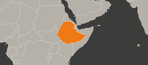Karte Äthiopien