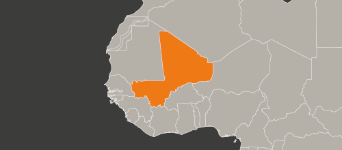 Karte Mali