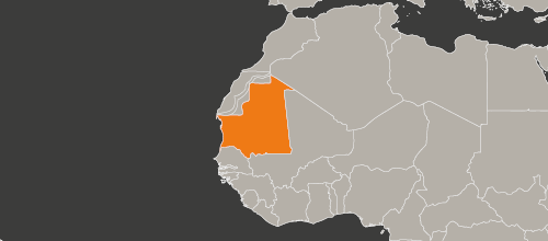 Karte Mauretanien