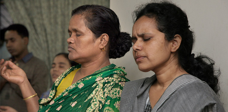 Christliche Frauen in Bangladesch