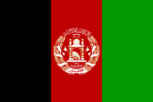 Flagge Afghanistan