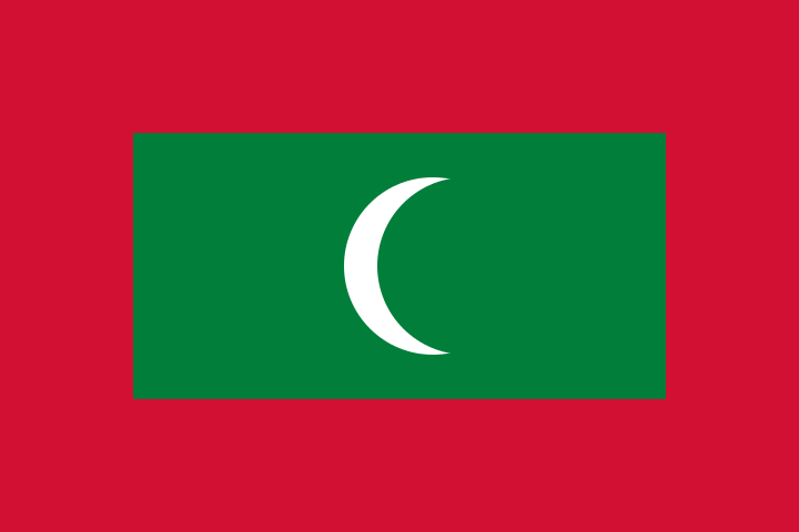 Flagge Malediven