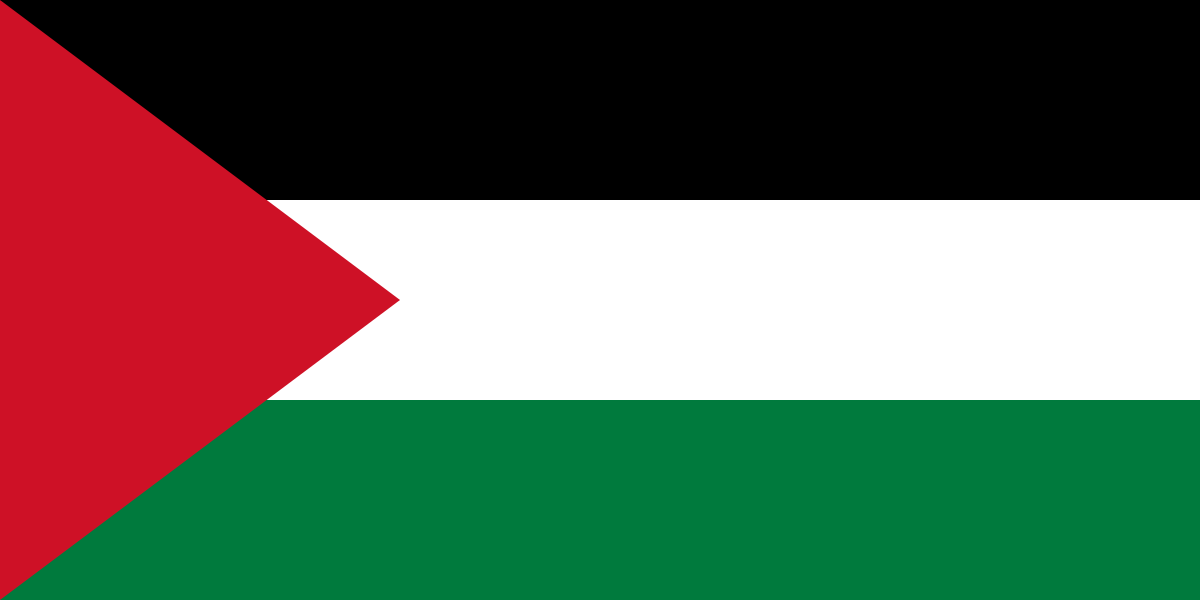 Flagge Palästinensergebiete