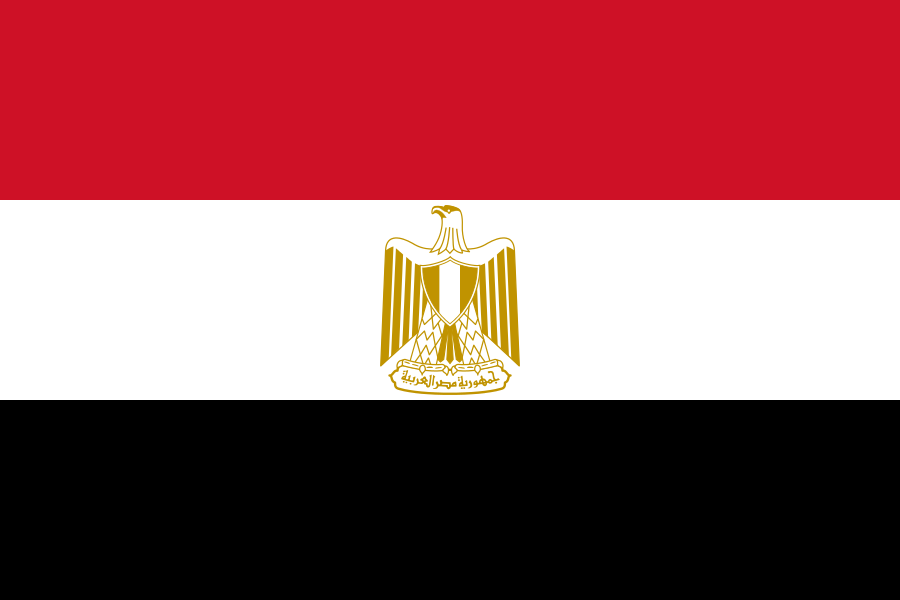 Flagge Ägypten