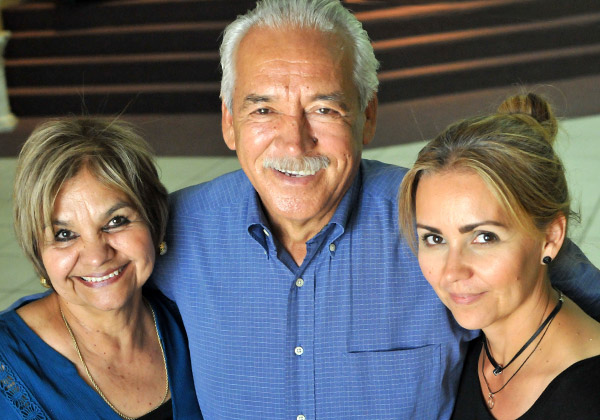 Pastor Eduardo Garcia mit seiner Frau Maria und ihrer Tochter Griselda