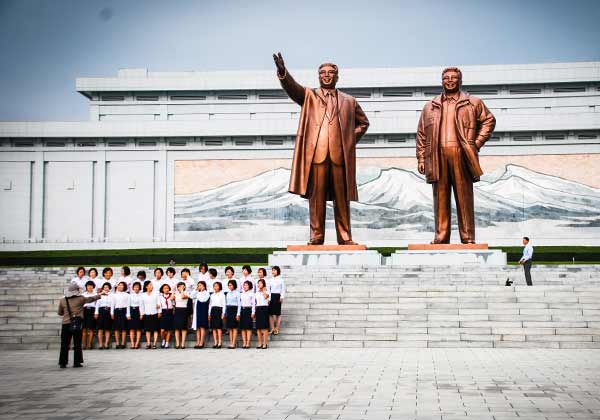 Denkmal der verstorbenen Anführer: Kim Il Sung und Kim Jong Il
