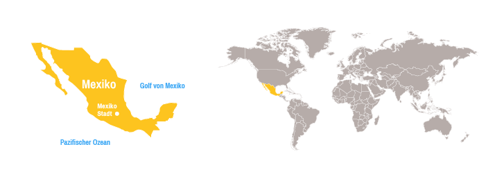 Karte Mexiko