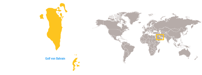 Karte Bahrain