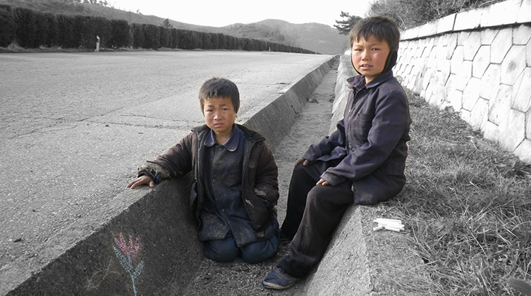 Straßenkinder in Nordkorea