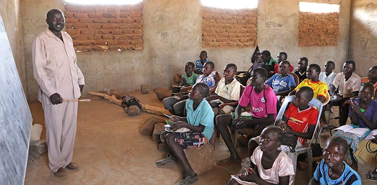 Von Open Doors unterstützte christliche Schule in den Nubabergen