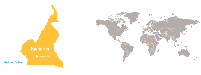 Karte Kamerun