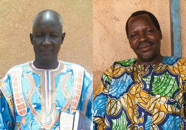 Die getöteten Pastor Omar Tindano (links) und Lankoandé Babilibilé (rechts) aus Sebba