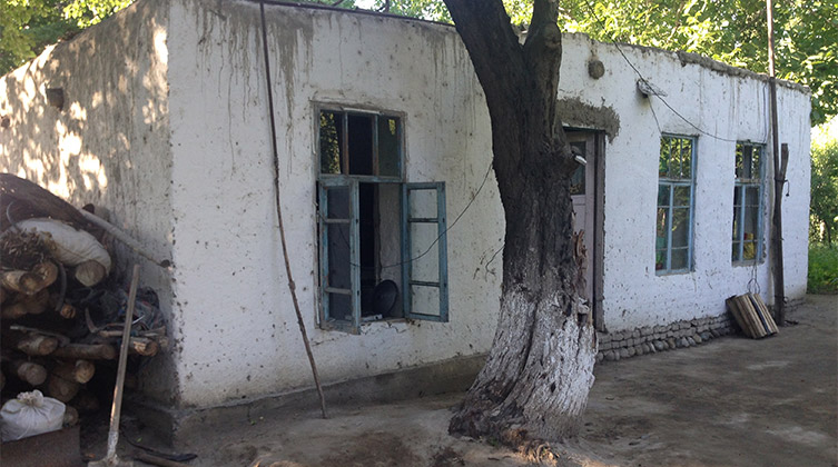 Symbolbild: Typisches Wohnhaus ein einem Land Zentralasiens
