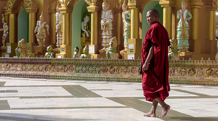 Symbolbild: Buddhistischer Mönch in Myanmar