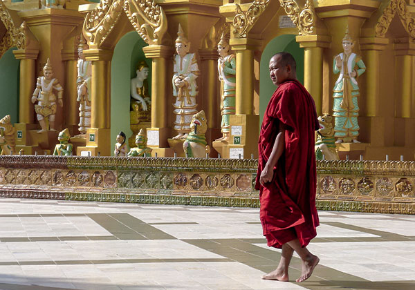 Symbolbild: Buddhistischer Mönch in Myanmar