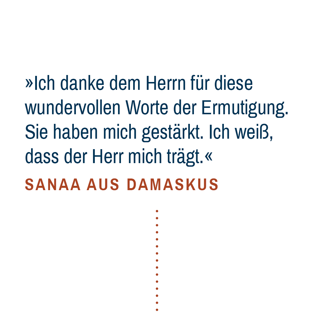 Dankeszitat von Sanaa