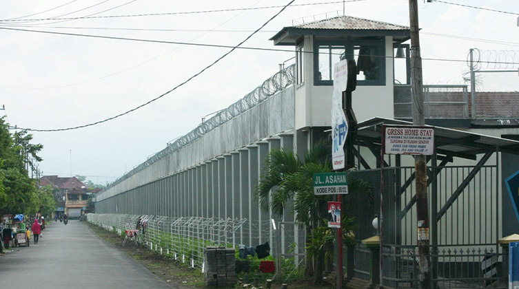 Symbolbild: Gefängnis in der indonesischen Großstadt Malang