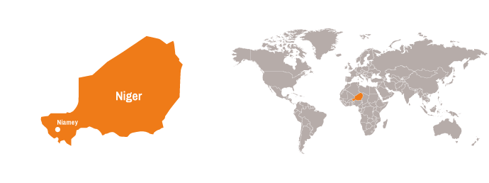 Karte Niger