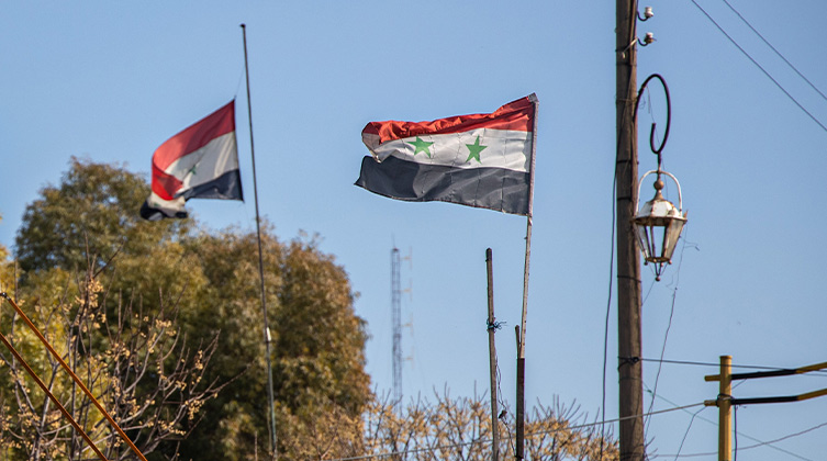 Syrische Flaggen 