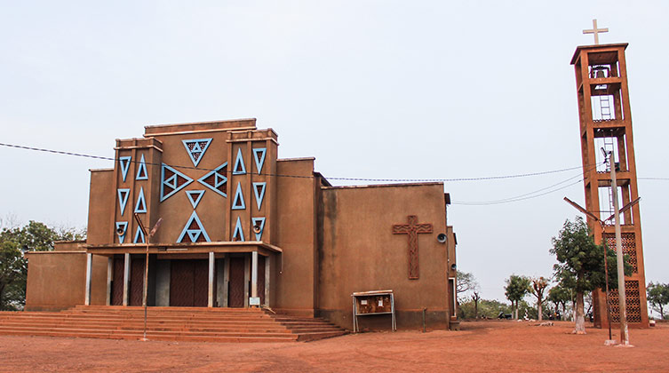 Symbolbild: Eine Kirche in Kaya im Norden von Burkina Faso