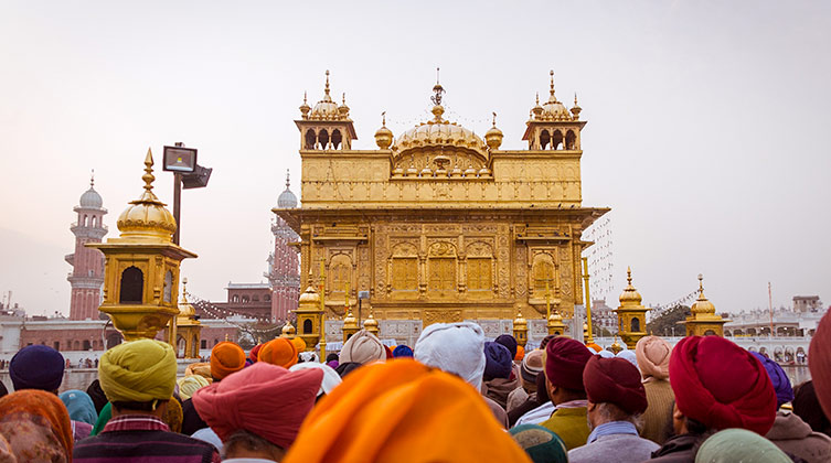 Sikh-Tempel in Amritsar dem spirituellen Zentrum des Sikhismus (Symbolbild)