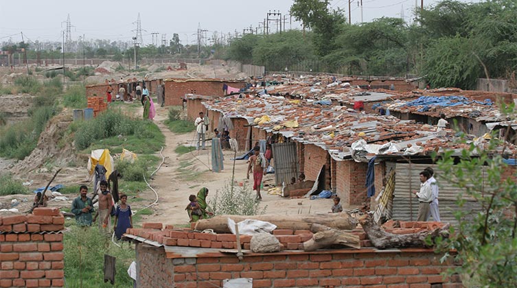 Slums in Delhi