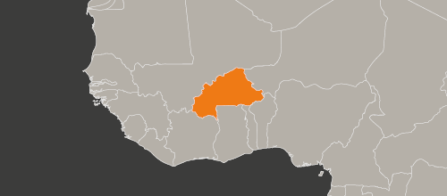 Karte Burkina Faso