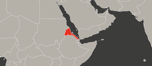 Karte Eritrea