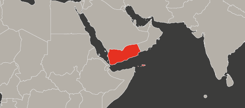 Karte Jemen