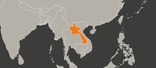 Karte Laos