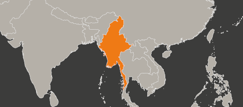 Karte Myanmar