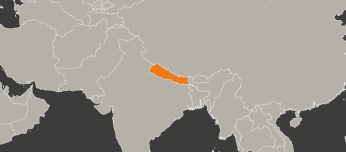 Karte Nepal