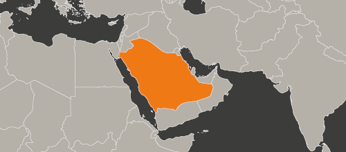 Karte Saudi-Arabien