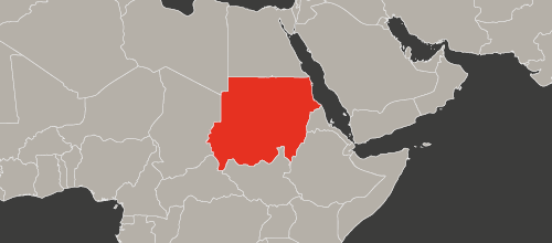 Karte Sudan