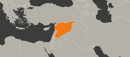 Karte Syrien