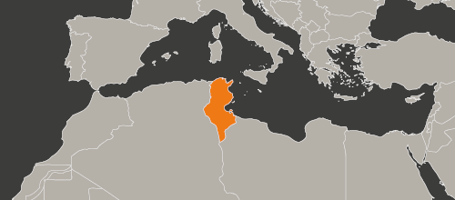 Karte Tunesien