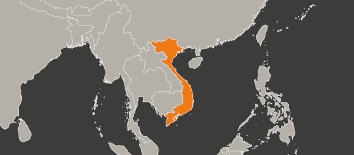 Karte Vietnam