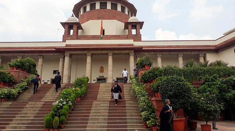 Der indische Supreme Court in Neu Delhi