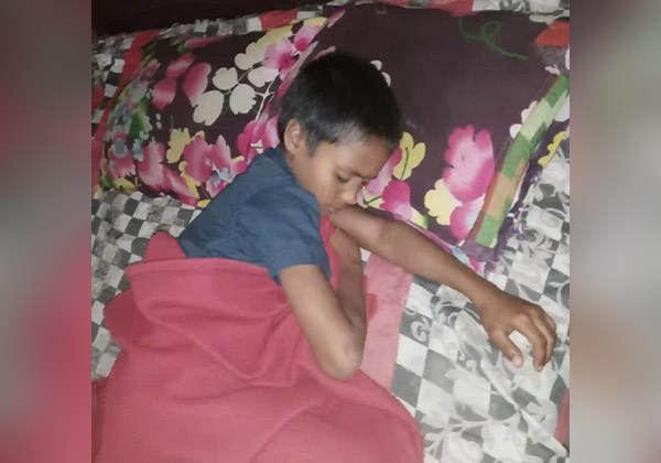 Robiul in seinem Bett