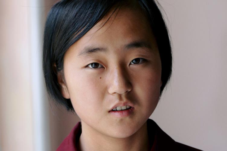 Porträt eines asiatischen Mädchen