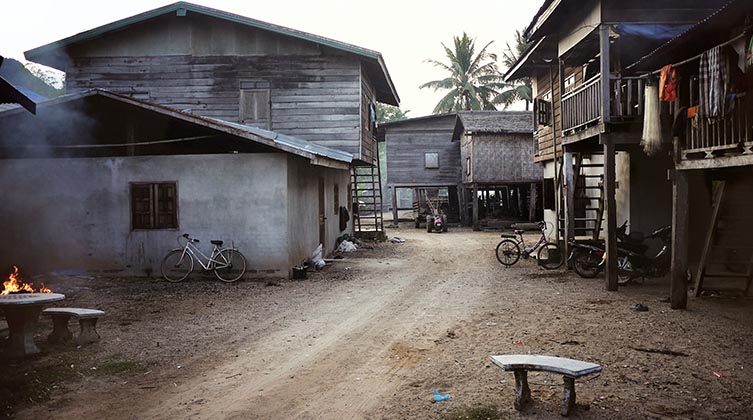 Dorfleben in Laos (Symbolbild)
