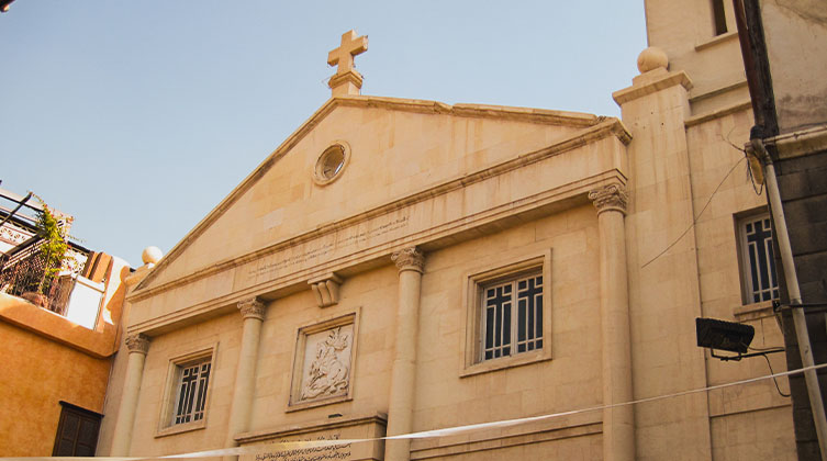 Eine Kirche in Damaskus