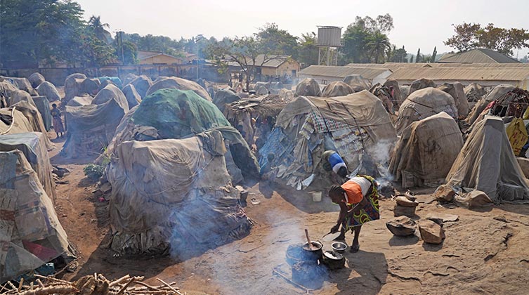 Flüchtlingslager in Makurdi/Benue