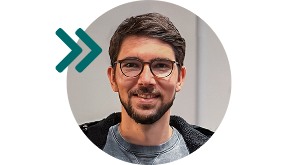 Portrait eines Mannes mit Brille