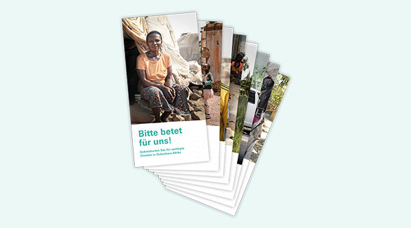 Produktabbildung der Gebetskarten zu Arise Africa