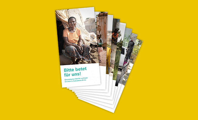 Produktabbildung des Gebetskarten-Sets für Arise Africa