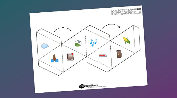 Produktabbildung Schneidevorlage Wuerfel