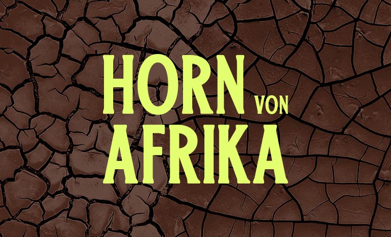 Schriftzug Horn von Afrika