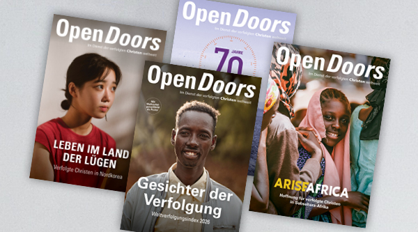 Abbildung verschiedener kostenloser Printmaterialien