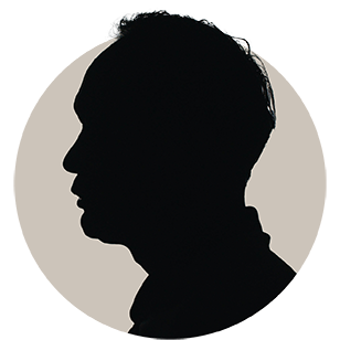 Sprecherporträt (verfremdet)